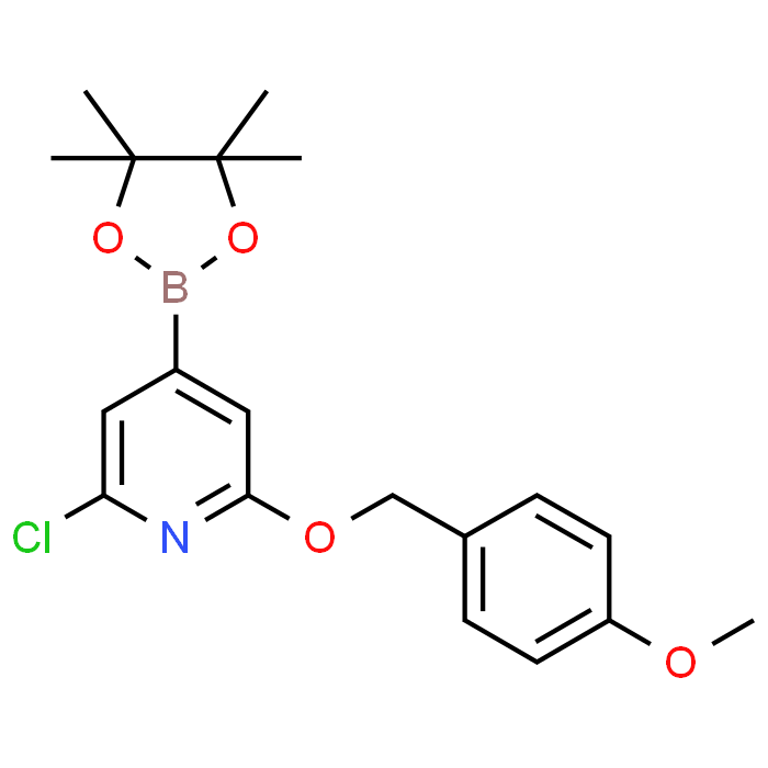 2-Chloro-6-((4-methoxybenzyl)oxy)-4-(4,4,5,5-tetramethyl-1,3,2-dioxaborolan-2-yl)pyridine