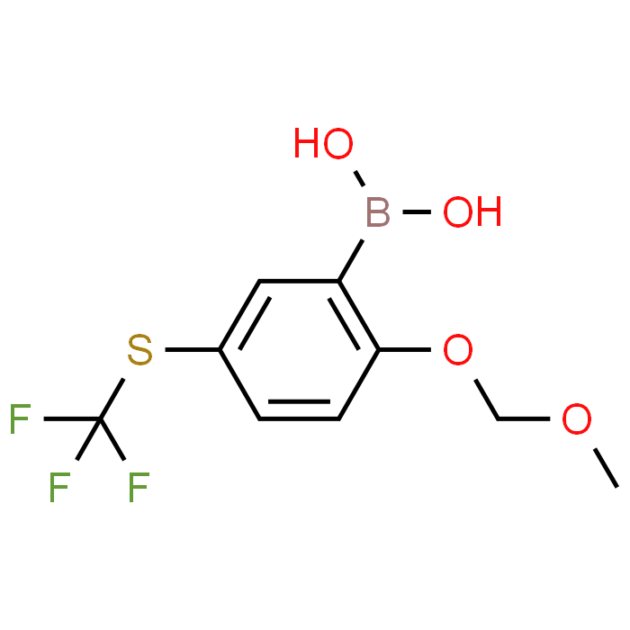 (2-(Methoxymethoxy)-5-((trifluoromethyl)thio)phenyl)boronic acid