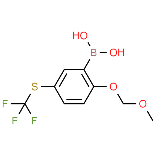 (2-(Methoxymethoxy)-5-((trifluoromethyl)thio)phenyl)boronic acid