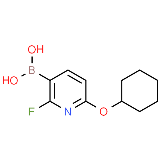 (6-(Cyclohexyloxy)-2-fluoropyridin-3-yl)boronic acid