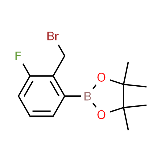 2-(2-(Bromomethyl)-3-fluorophenyl)-4,4,5,5-tetramethyl-1,3,2-dioxaborolane