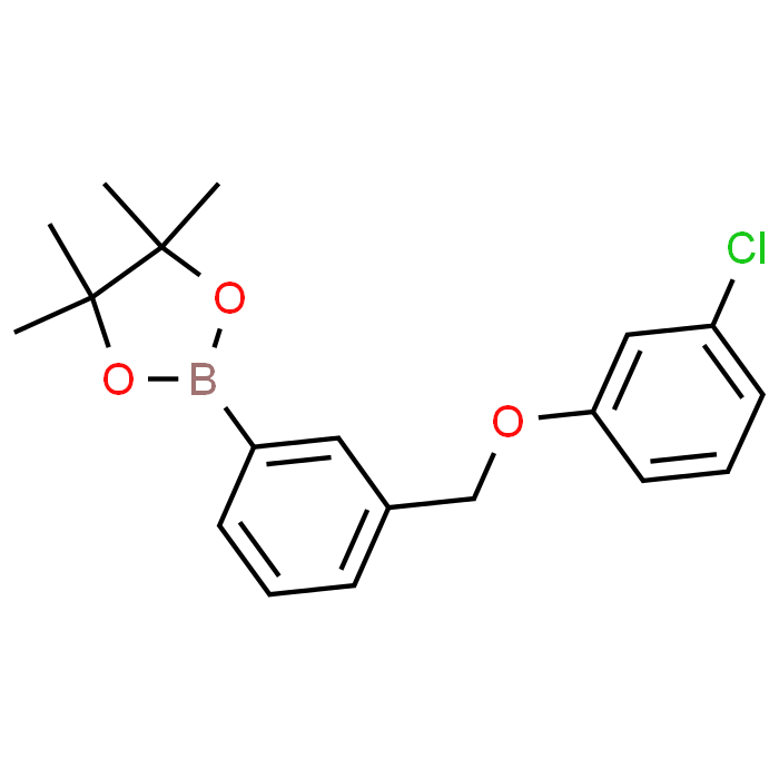 2-(3-((3-Chlorophenoxy)methyl)phenyl)-4,4,5,5-tetramethyl-1,3,2-dioxaborolane