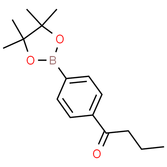 1-(4-(4,4,5,5-Tetramethyl-1,3,2-dioxaborolan-2-yl)phenyl)butan-1-one