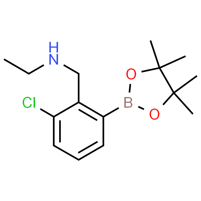 3-Chloro-2-(N-ethylaminomethyl)phenylboronic acid, pinacol ester