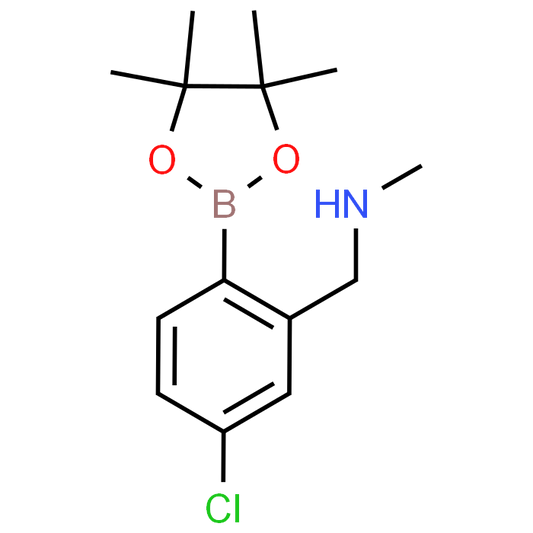 1-(5-Chloro-2-(4,4,5,5-tetramethyl-1,3,2-dioxaborolan-2-yl)phenyl)-N-methylmethanamine