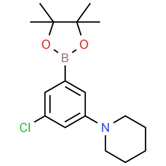 1-(3-Chloro-5-(4,4,5,5-tetramethyl-1,3,2-dioxaborolan-2-yl)phenyl)piperidine