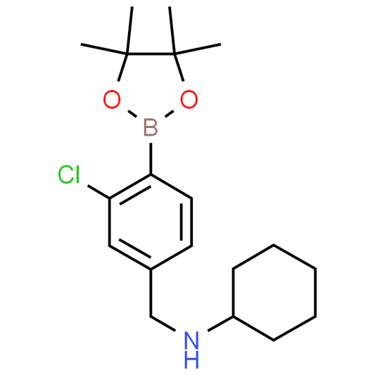 N-(3-Chloro-4-(4,4,5,5-tetramethyl-1,3,2-dioxaborolan-2-yl)benzyl)cyclohexanamine