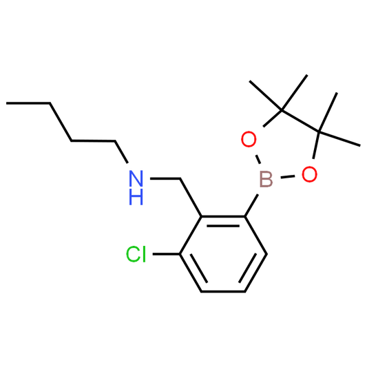 N-(2-Chloro-6-(4,4,5,5-tetramethyl-1,3,2-dioxaborolan-2-yl)benzyl)butan-1-amine