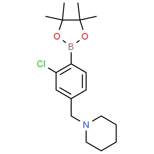 1-(3-Chloro-4-(4,4,5,5-tetramethyl-1,3,2-dioxaborolan-2-yl)benzyl)piperidine