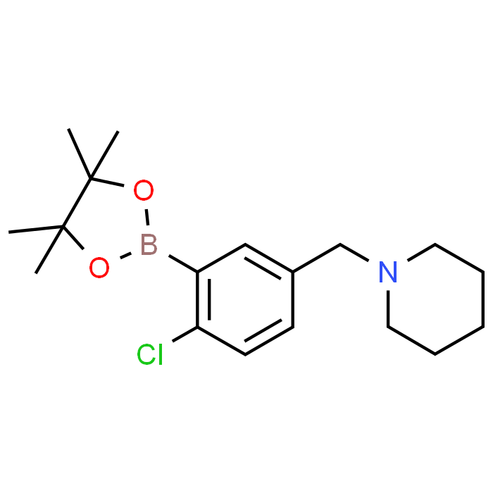 1-(4-Chloro-3-(4,4,5,5-tetramethyl-1,3,2-dioxaborolan-2-yl)benzyl)piperidine