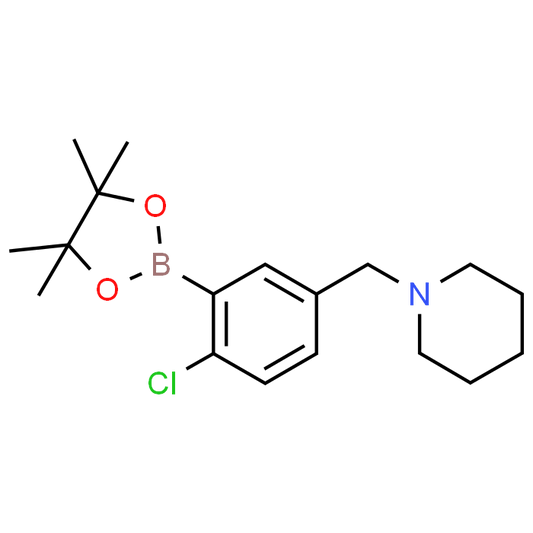 1-(4-Chloro-3-(4,4,5,5-tetramethyl-1,3,2-dioxaborolan-2-yl)benzyl)piperidine