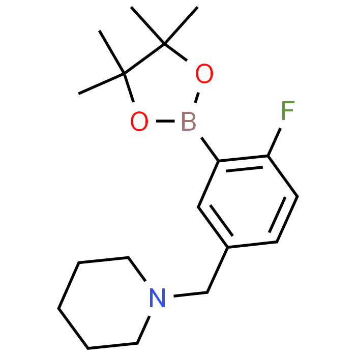 1-(4-Fluoro-3-(4,4,5,5-tetramethyl-1,3,2-dioxaborolan-2-yl)benzyl)piperidine