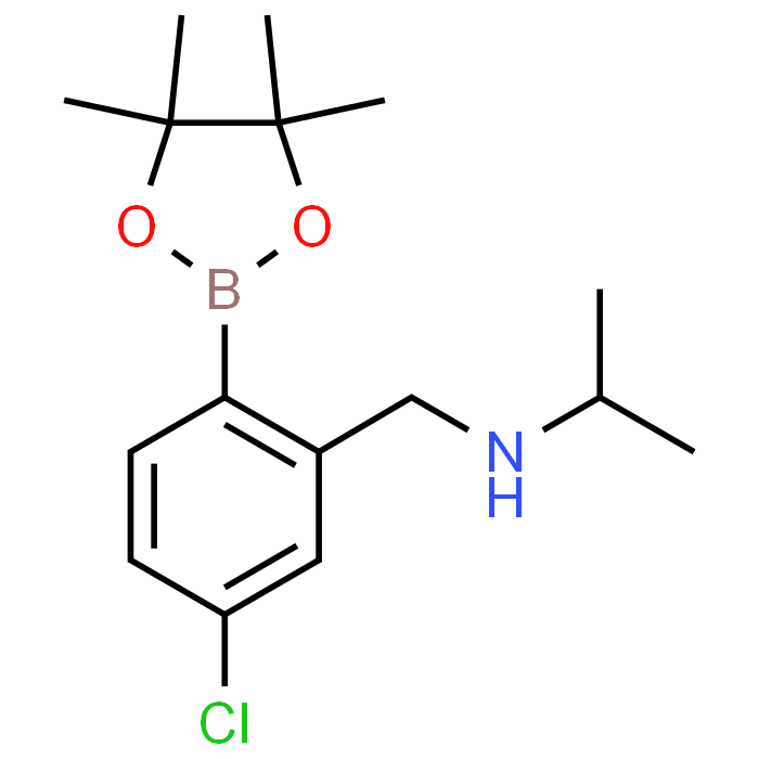 N-(5-Chloro-2-(4,4,5,5-tetramethyl-1,3,2-dioxaborolan-2-yl)benzyl)propan-2-amine