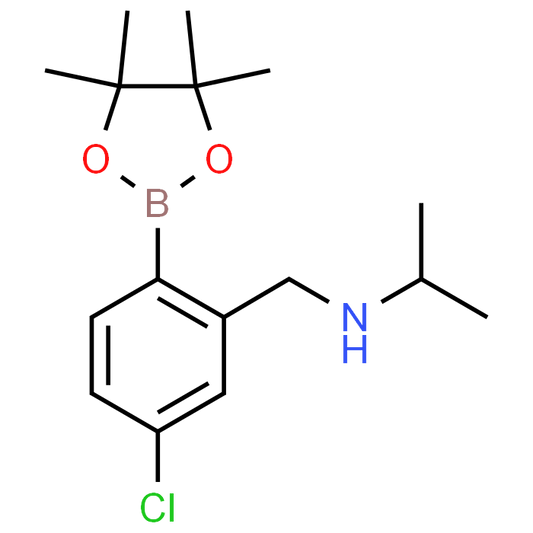 N-(5-Chloro-2-(4,4,5,5-tetramethyl-1,3,2-dioxaborolan-2-yl)benzyl)propan-2-amine