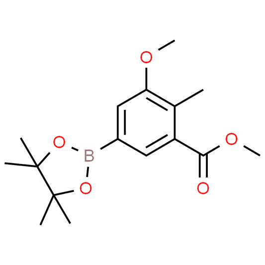 Methyl 3-methoxy-2-methyl-5-(4,4,5,5-tetramethyl-1,3,2-dioxaborolan-2-yl)benzoate