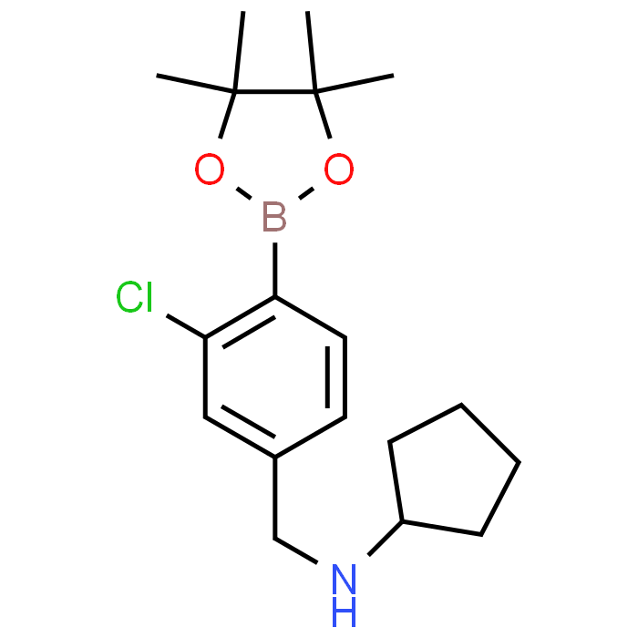 N-(3-Chloro-4-(4,4,5,5-tetramethyl-1,3,2-dioxaborolan-2-yl)benzyl)cyclopentanamine