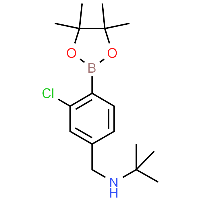 N-(3-Chloro-4-(4,4,5,5-tetramethyl-1,3,2-dioxaborolan-2-yl)benzyl)-2-methylpropan-2-amine