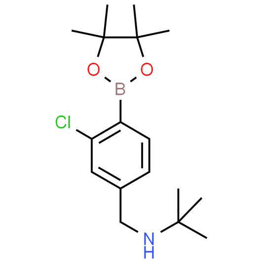 N-(3-Chloro-4-(4,4,5,5-tetramethyl-1,3,2-dioxaborolan-2-yl)benzyl)-2-methylpropan-2-amine