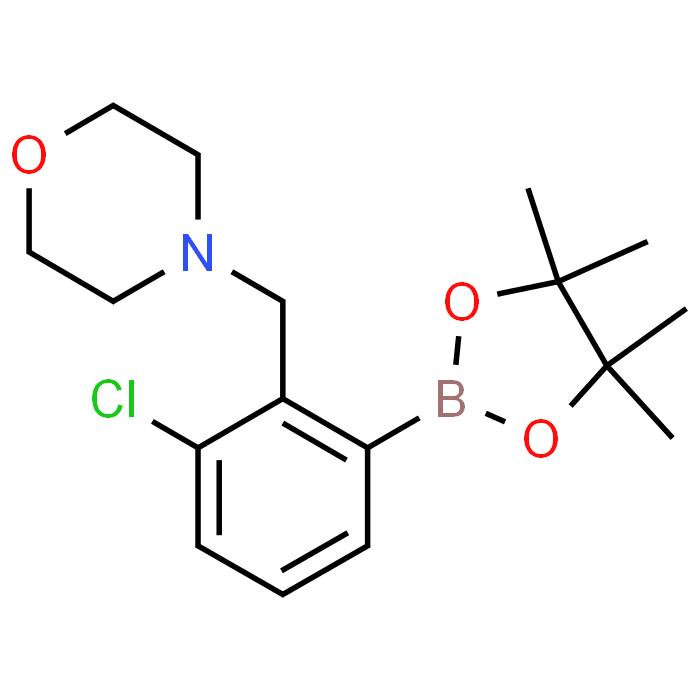 4-(2-Chloro-6-(4,4,5,5-tetramethyl-1,3,2-dioxaborolan-2-yl)benzyl)morpholine