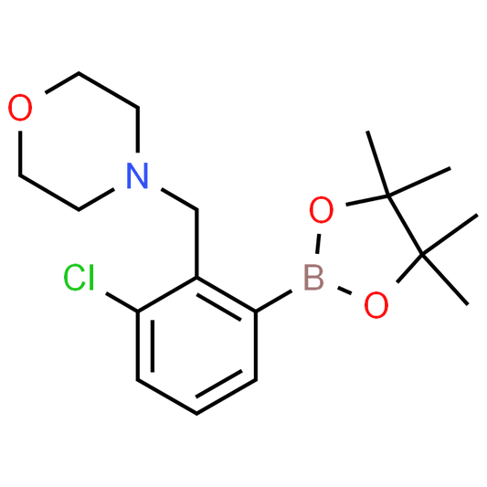 4-(2-Chloro-6-(4,4,5,5-tetramethyl-1,3,2-dioxaborolan-2-yl)benzyl)morpholine