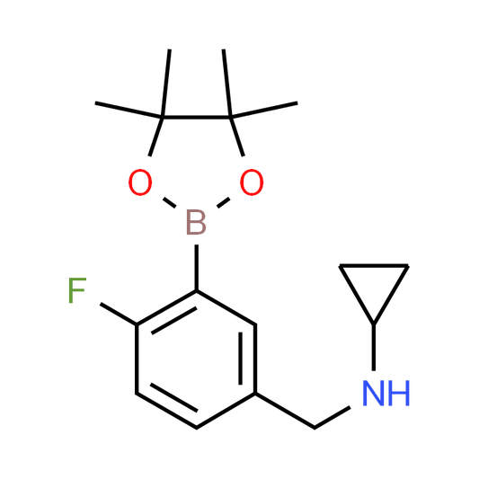 5-(Cyclopropylaminomethyl)-2-fluorophenylboronic acid pinacol ester