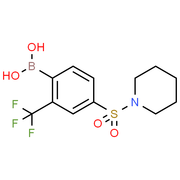 (4-(Piperidin-1-ylsulfonyl)-2-(trifluoromethyl)phenyl)boronic acid