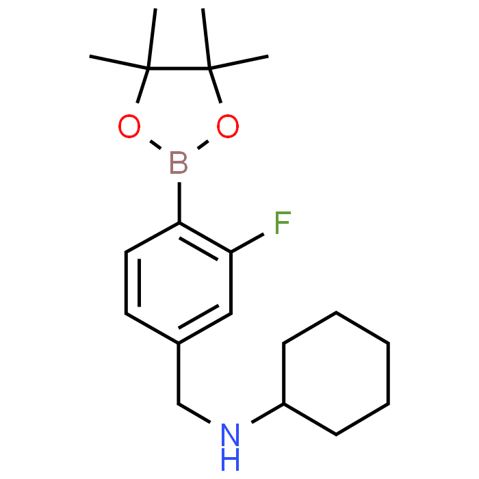 N-(3-Fluoro-4-(4,4,5,5-tetramethyl-1,3,2-dioxaborolan-2-yl)benzyl)cyclohexanamine