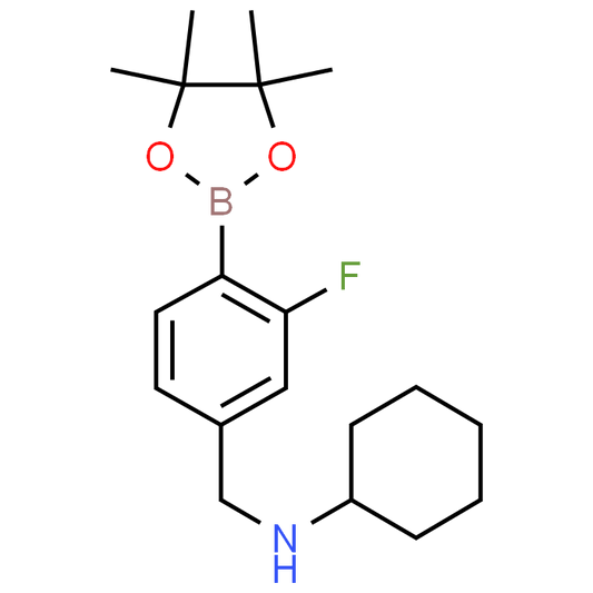 N-(3-Fluoro-4-(4,4,5,5-tetramethyl-1,3,2-dioxaborolan-2-yl)benzyl)cyclohexanamine