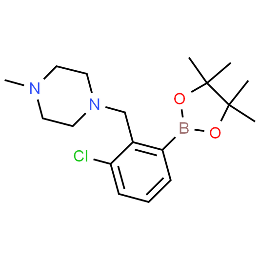 1-(2-Chloro-6-(4,4,5,5-tetramethyl-1,3,2-dioxaborolan-2-yl)benzyl)-4-methylpiperazine