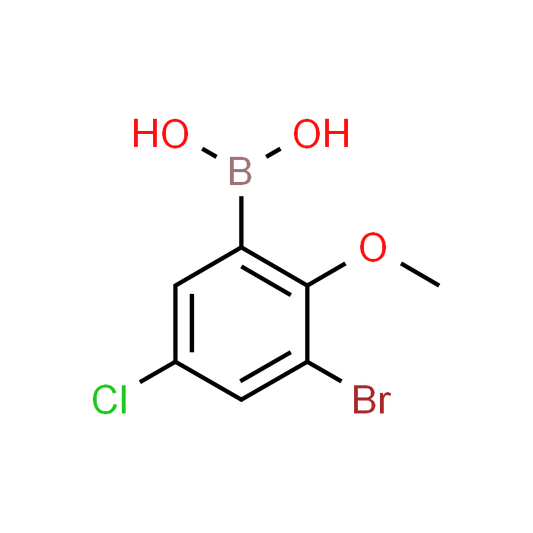 (3-Bromo-5-chloro-2-methoxyphenyl)boronic acid