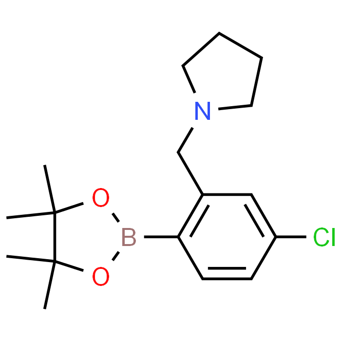 1-(5-Chloro-2-(4,4,5,5-tetramethyl-1,3,2-dioxaborolan-2-yl)benzyl)pyrrolidine