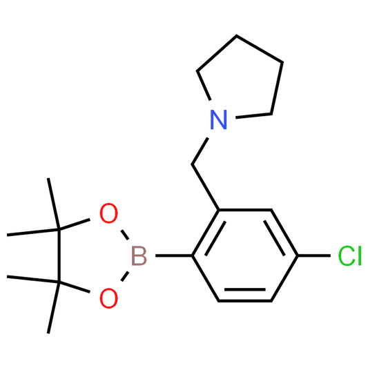 1-(5-Chloro-2-(4,4,5,5-tetramethyl-1,3,2-dioxaborolan-2-yl)benzyl)pyrrolidine