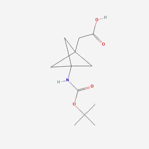 2-(3-((tert-Butoxycarbonyl)amino)bicyclo[1.1.1]pentan-1-yl)acetic acid