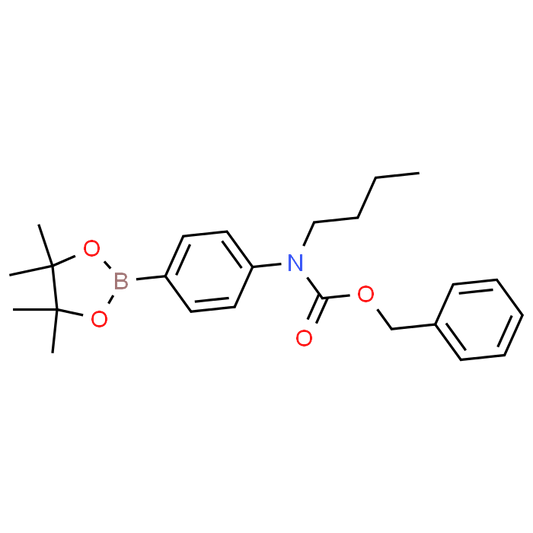 Benzyl butyl(4-(4,4,5,5-tetramethyl-1,3,2-dioxaborolan-2-yl)phenyl)carbamate