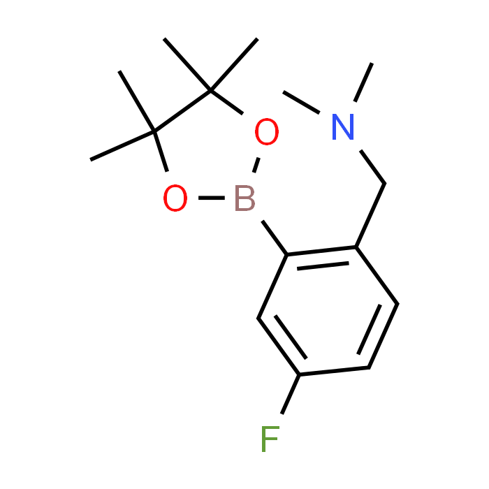 1-(4-Fluoro-2-(4,4,5,5-tetramethyl-1,3,2-dioxaborolan-2-yl)phenyl)-N,N-dimethylmethanamine