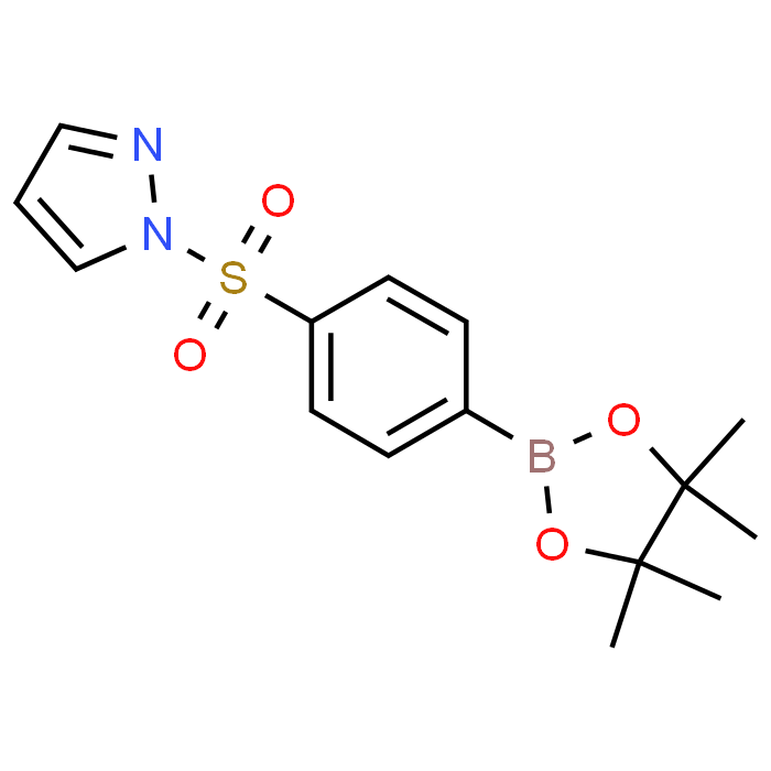 1-((4-(4,4,5,5-Tetramethyl-1,3,2-dioxaborolan-2-yl)phenyl)sulfonyl)-1H-pyrazole