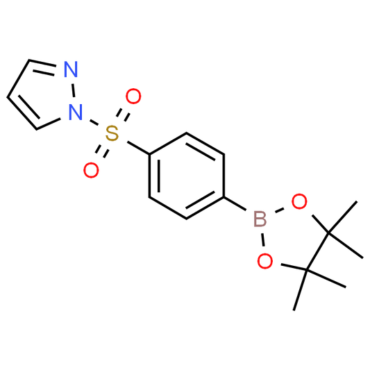 1-((4-(4,4,5,5-Tetramethyl-1,3,2-dioxaborolan-2-yl)phenyl)sulfonyl)-1H-pyrazole