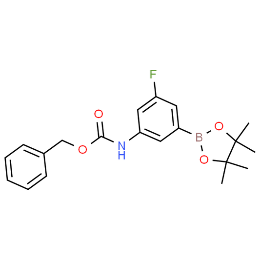 Benzyl (3-fluoro-5-(4,4,5,5-tetramethyl-1,3,2-dioxaborolan-2-yl)phenyl)carbamate