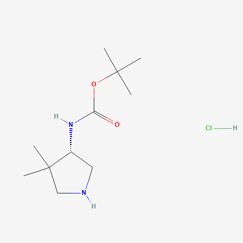 (S)-(4,4-Dimethyl-pyrrolidin-3-yl)-carbamic acid tert-butyl ester hydrochloride