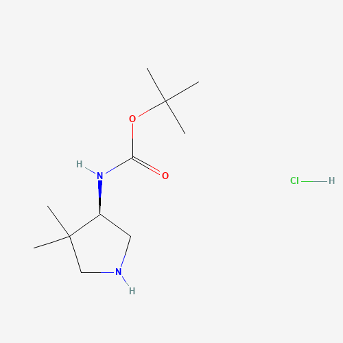 (R)-(4,4-Dimethyl-pyrrolidin-3-yl)-carbamic acid tert-butyl ester hydrochloride