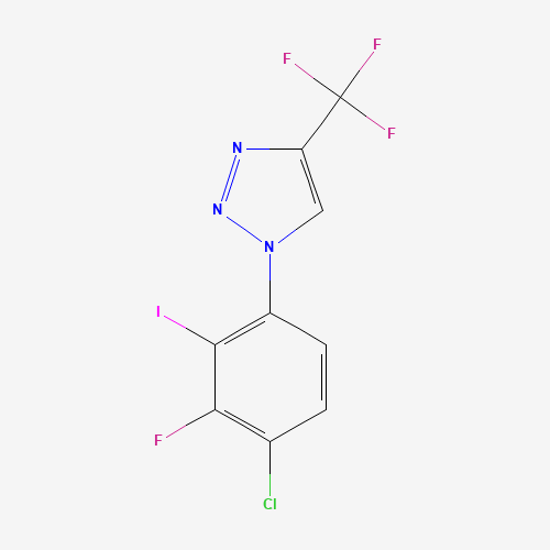 1-(4-Chloro-3-fluoro-2-iodophenyl)-4-(trifluoromethyl)-1H-1,2,3-triazole