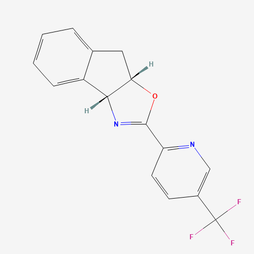 (3aR,8aS)-2-(5-(Trifluoromethyl)pyridin-2-yl)-3a,8a-dihydro-8H-indeno[1,2-d]oxazole