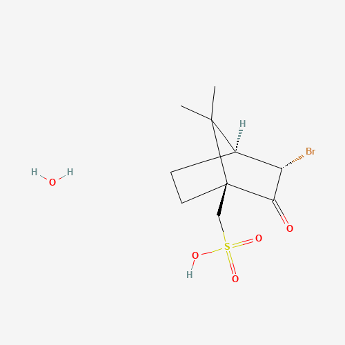 ((1S,3S,4S)-3-Bromo-7,7-dimethyl-2-oxobicyclo[2.2.1]heptan-1-yl)methanesulfonic acid hydrate