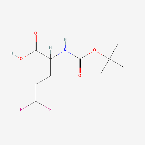 2-((tert-Butoxycarbonyl)amino)-5,5-difluoropentanoic acid