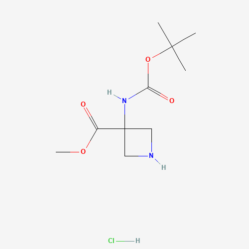 methyl 3-{[(tert-butoxy)carbonyl]amino}azetidine-3-carboxylate hydrochloride