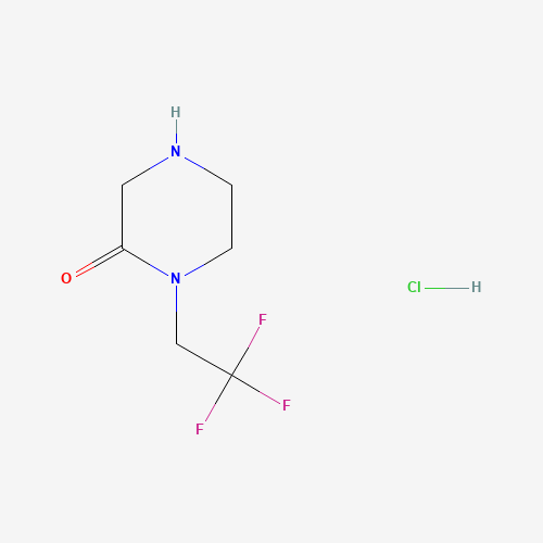 1-(2,2,2-Trifluoroethyl)piperazin-2-one hydrochloride