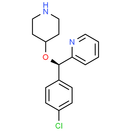 (R)-2-((4-Chlorophenyl)(piperidin-4-yloxy)methyl)pyridine