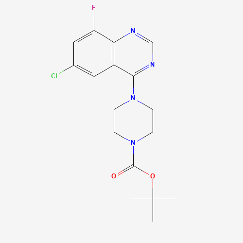 tert-Butyl 4-(6-chloro-8-fluoroquinazolin-4-yl)piperazine-1-carboxylate