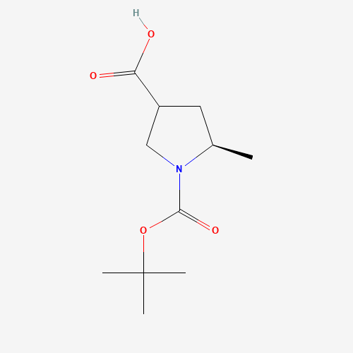 (5R)-1-[(tert-butoxy)carbonyl]-5-methylpyrrolidine-3-carboxylic acid