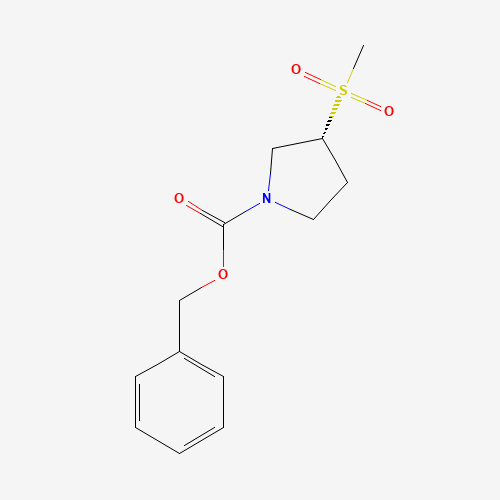 Benzyl (3R)-3-methanesulfonylpyrrolidine-1-carboxylate